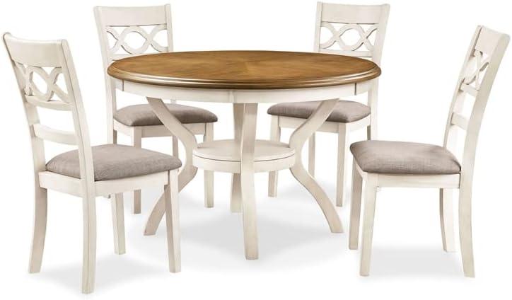 Adreanna 5 - Piece Solid Wood Top Dining Set