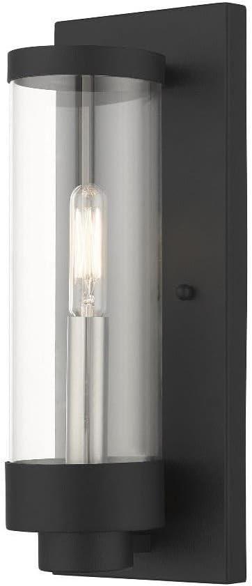 Livex Lighting Hillcrest 1 - Light Wall Light in  Textured Black