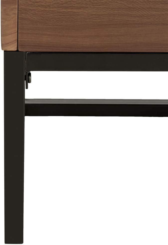 Kristie Contemporary Lift Top Coffee Table - Dark Oak/Black - Safavieh