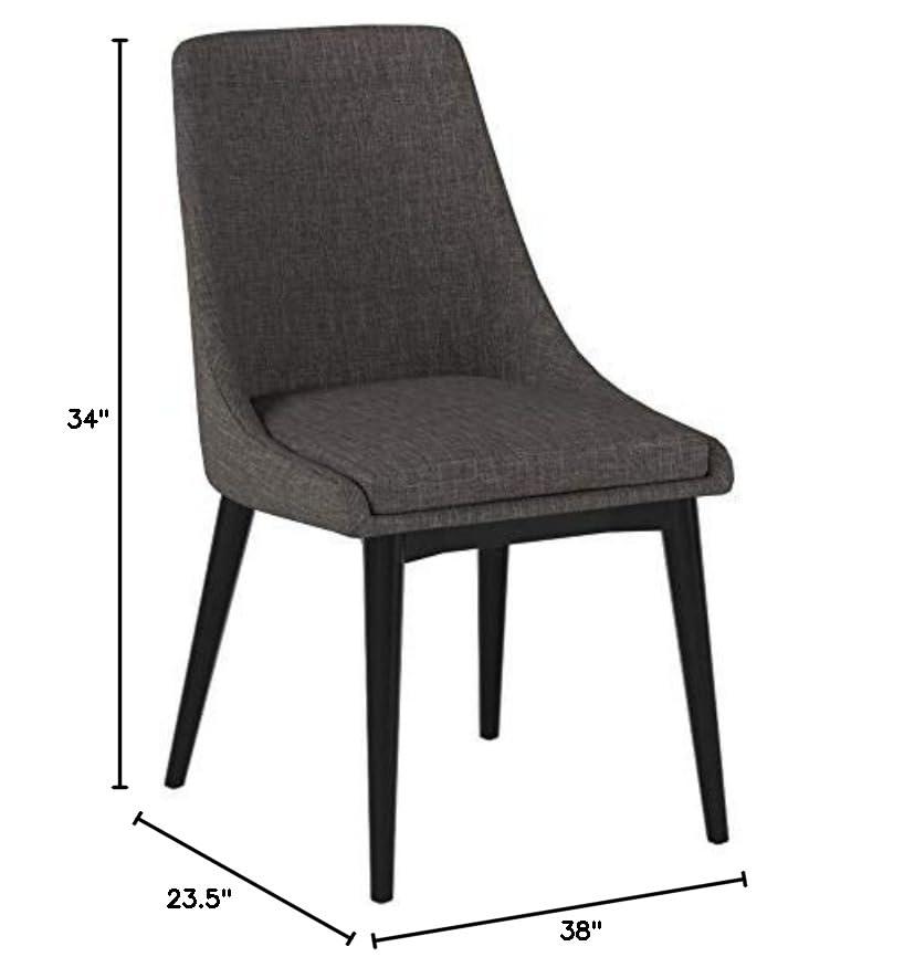 Modway Viscount Dining Side Chair Fabric Set of 2