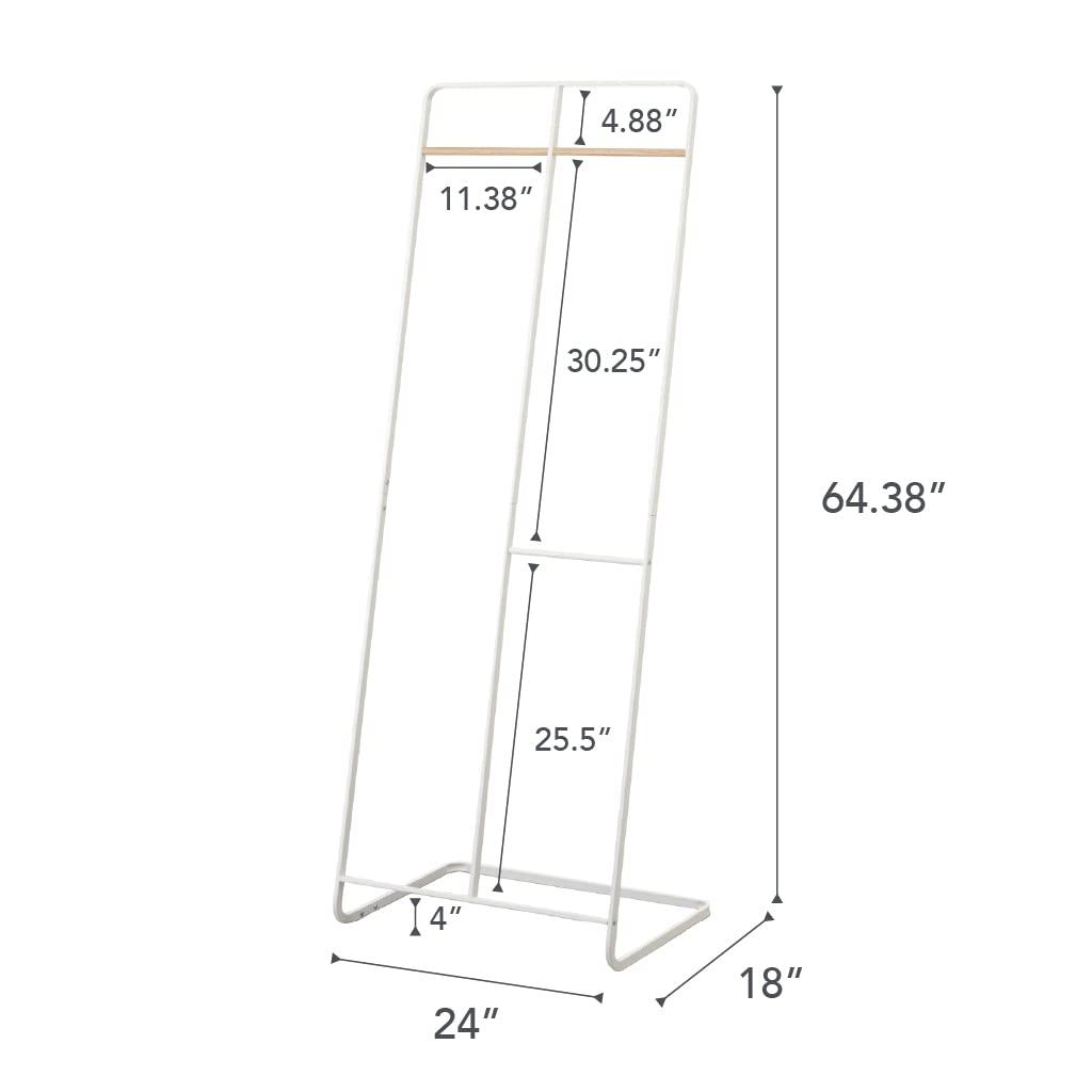 Yamazaki Home 2-Level Coat Rack, Steel
