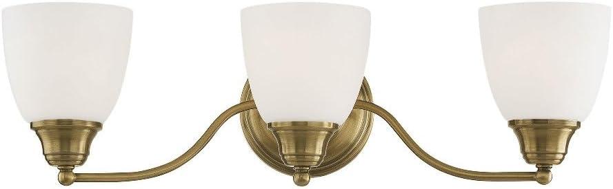 Livex Lighting Somerville 3 - Light Vanity in  Brushed Nickel