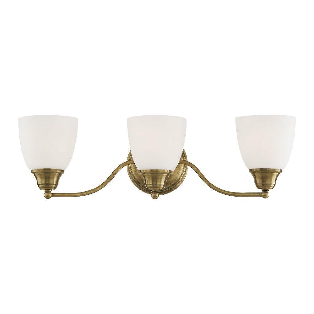 Livex Lighting Somerville 3 - Light Vanity in  Polished Brass
