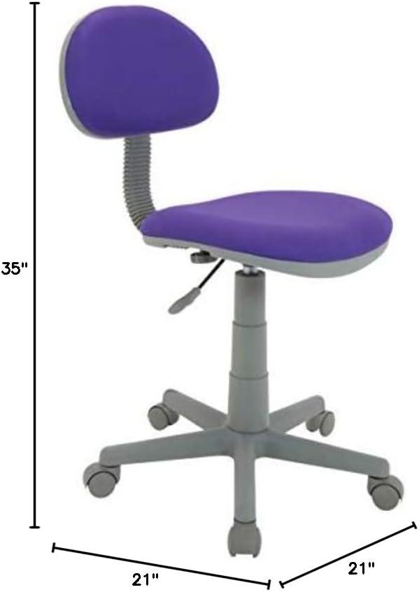 Studio Designs Deluxe Task Chair in Purple / Gray