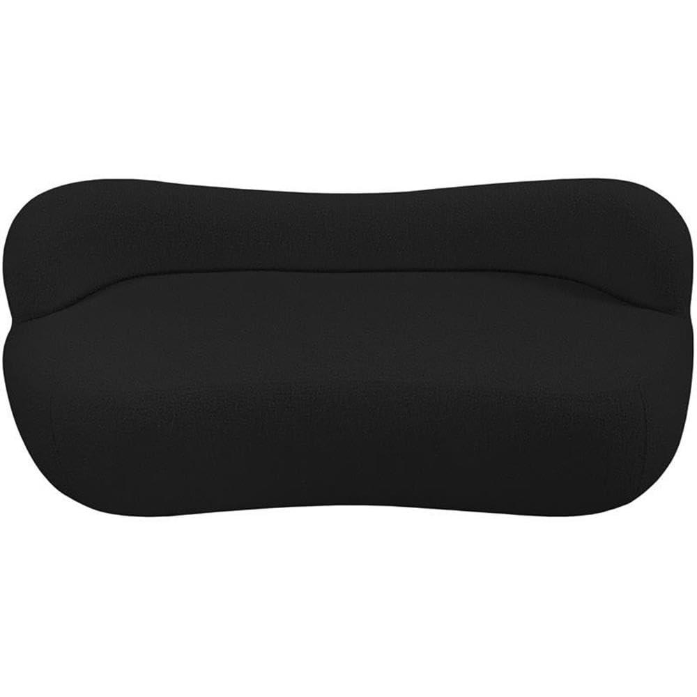 Meridian Furniture Flair Black Boucle Fabric Bench