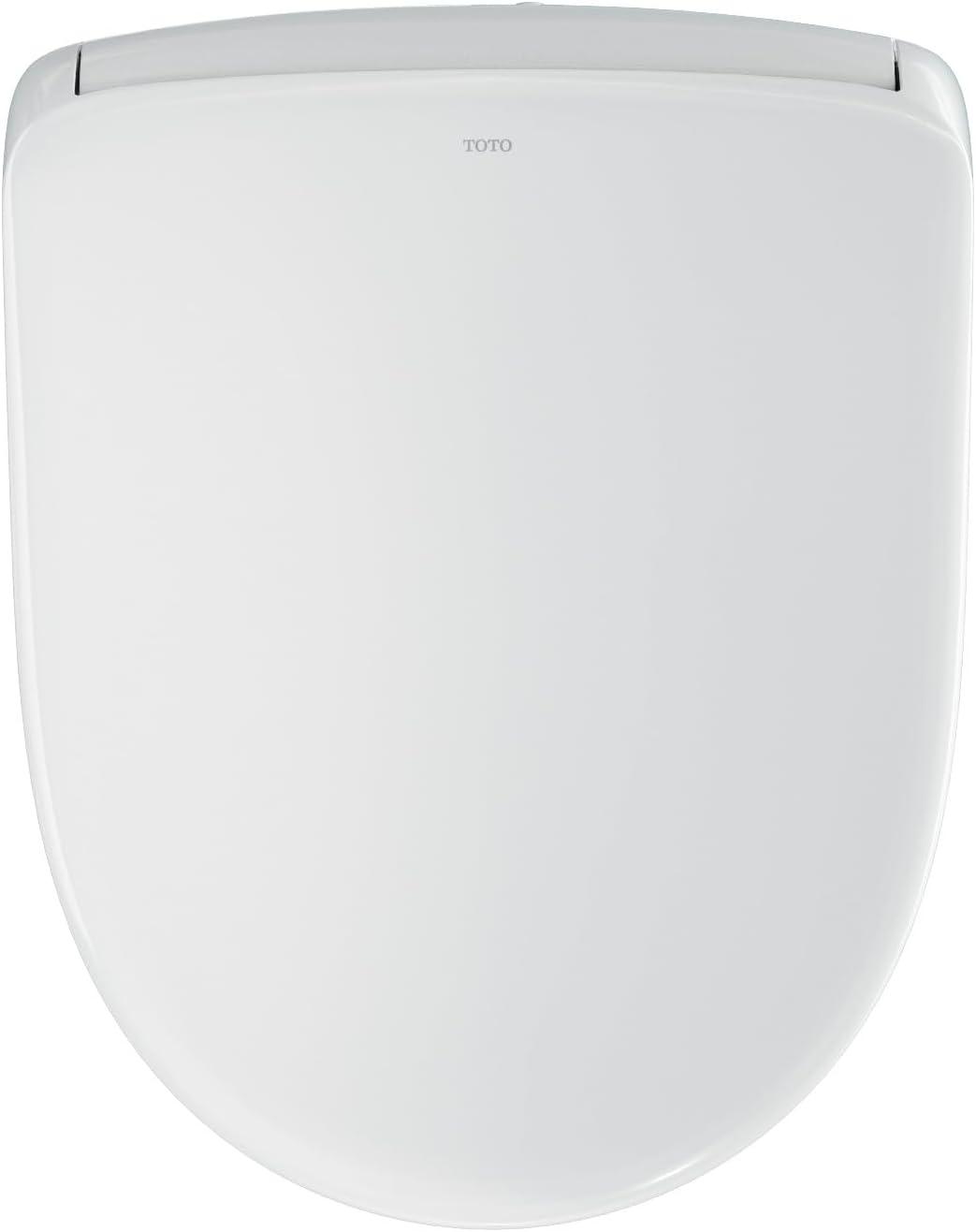 Compact White Heated Bidet Toilet Seat with Remote