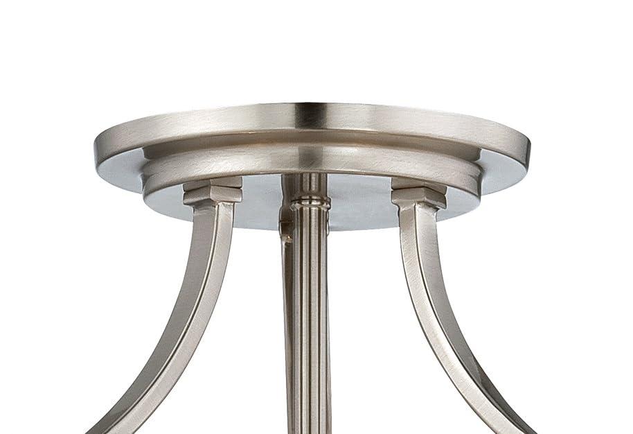 Minka Lavery - Overland Park - 3 Light Semi-Flush Mount in Transitional Style -