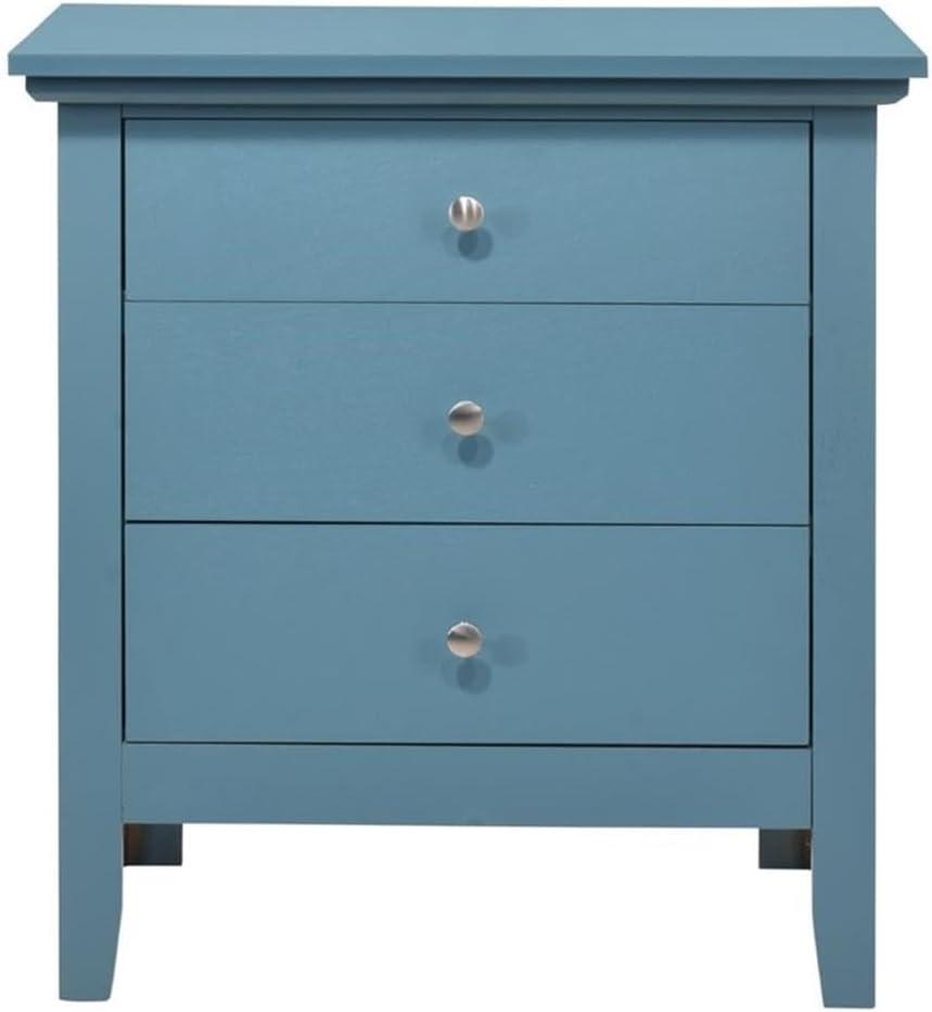 Hammond 3 - Drawer Nightstand Bed Side Table Wood Nightstand Small Bedside Table And Dresser