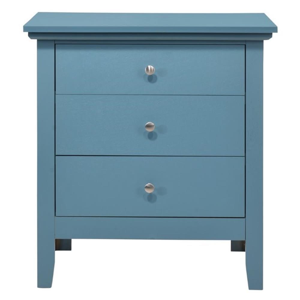 Hammond 3 - Drawer Nightstand Bed Side Table Wood Nightstand Small Bedside Table And Dresser