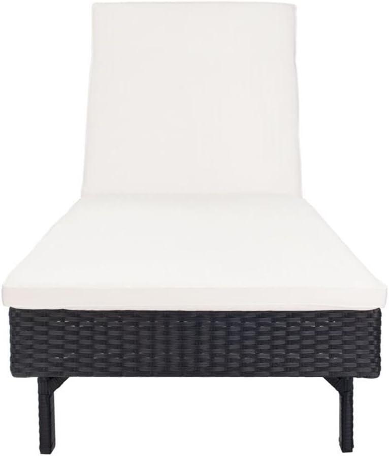 Cam Sunlounger - Outdoor - PAT7501 - Black/Beige -Safavieh