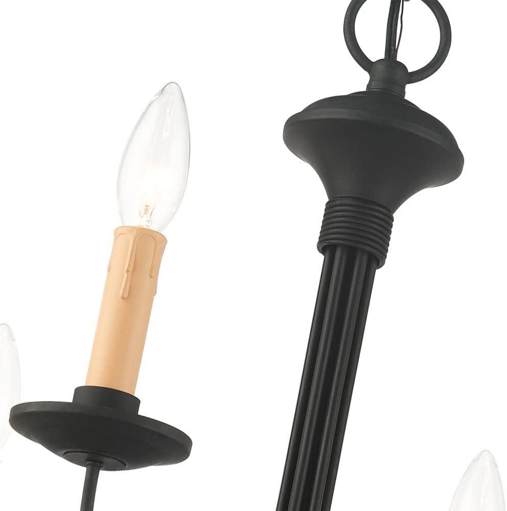 Livex Lighting Heritage 6 - Light Chandelier in  Black