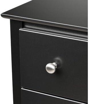 Prepac Sonoma Dresser Black: 6-Drawer Storage, Wood Composite, 29" High Bedroom Furniture