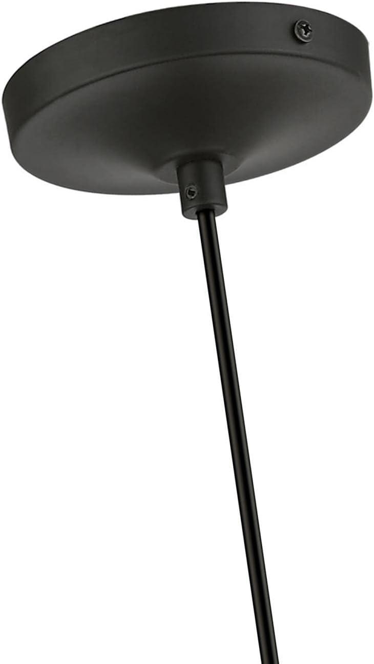 Livex Lighting Avondale 1 - Light Pendant in  Black/Brushed Nickel