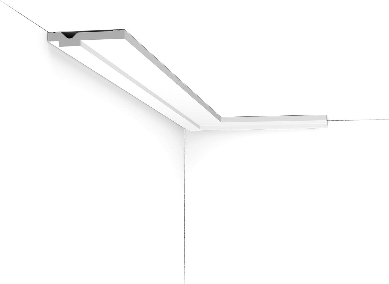 2-3/4 in x 1/2 in x 78-3/4 in Primed White Plain Polystyrene Crown Moulding (Set of 4)