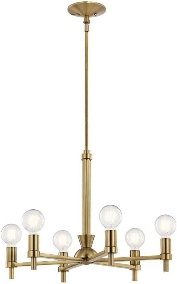 Kichler Lighting Torvee 6 - Light Chandelier in  Brushed Natural Brass