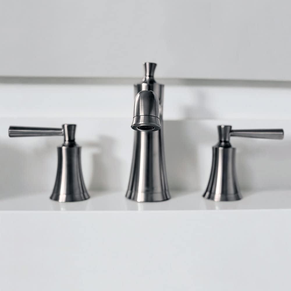 Joleena Widespread Bathroom Faucet with Drain Assembly