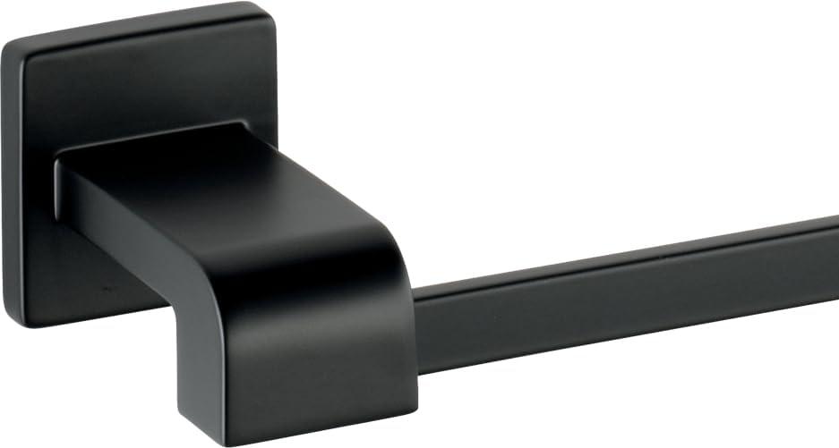 Delta Ara 24 in. Wall Mount Towel Bar Bath Hardware Accessory in Matte Black 77524-BL