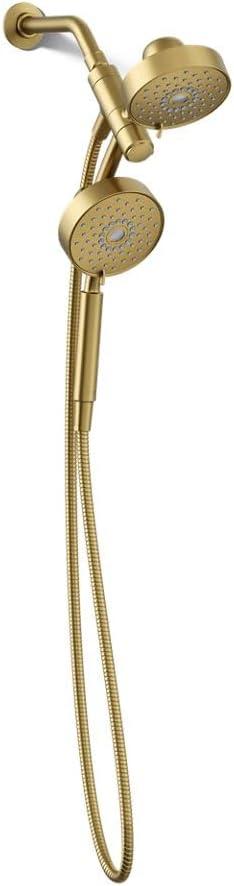Kohler Purist® 2-In-1 Multifunction Shower Combo Kit, Showerhead and Handshower, Three Spray Settings