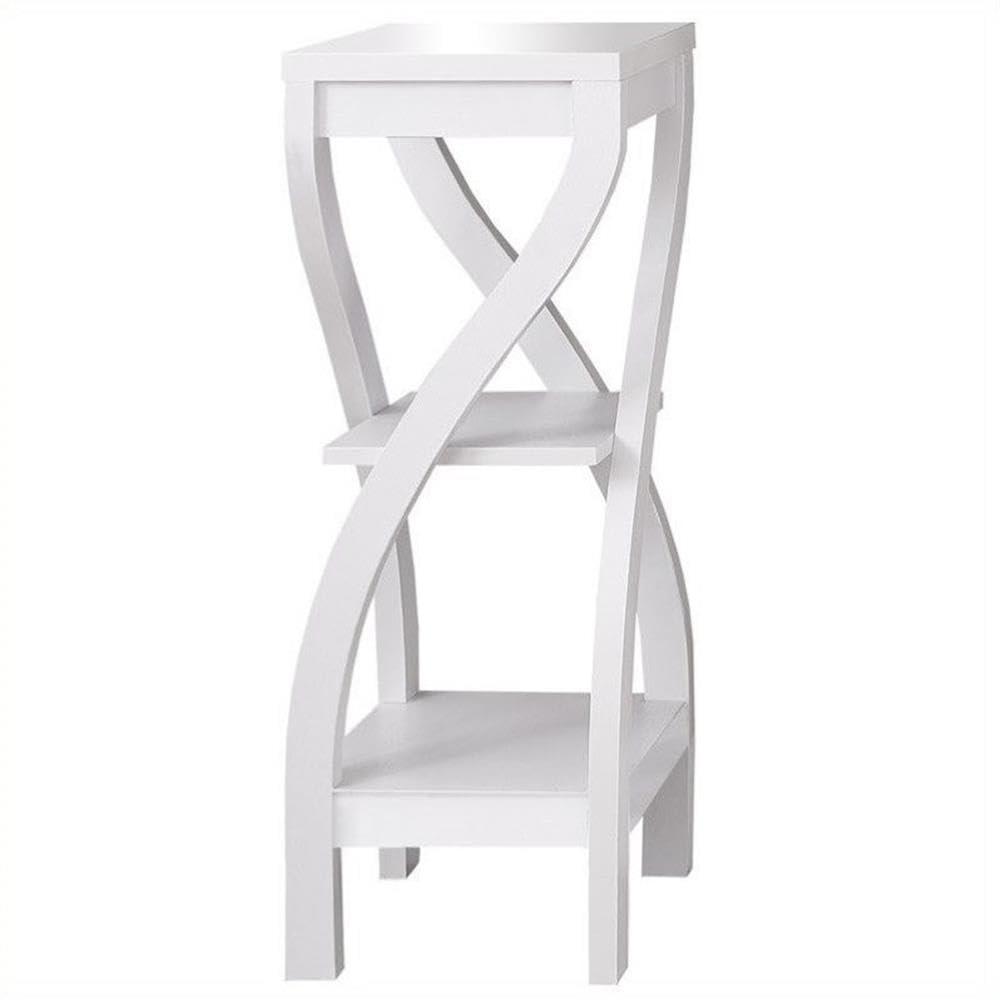 End Table White - EveryRoom: Rectangle Accent Table for Living Room, Adult Assembly, MDF Composite
