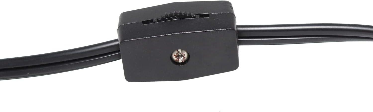 Sculpted Ceramic Table Lamp Black - Simple Designs: Modern Bedside Light, ETL Listed, No Assembly Required