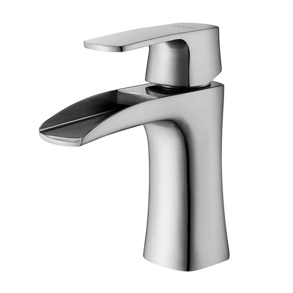 Vinnova Alessandra Single-Lever Vessel Bathroom Faucet in Satin Nickel