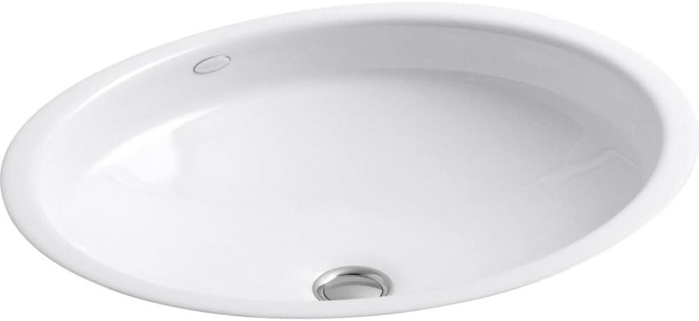 Canvas® Metal Oval Undermount Bathroom Sink with Overflow