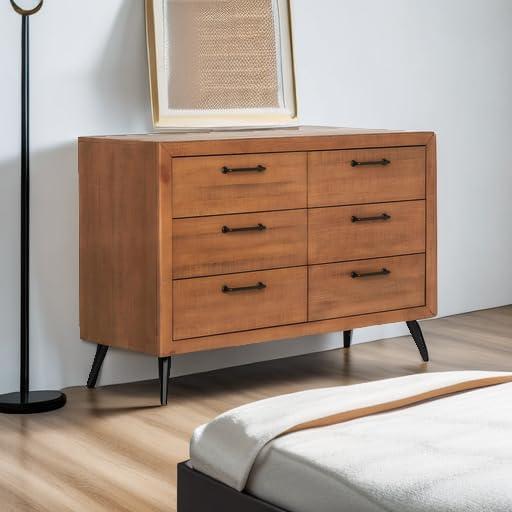 Stilnovo Solid Wood 18'' W 6 - Drawer Dresser