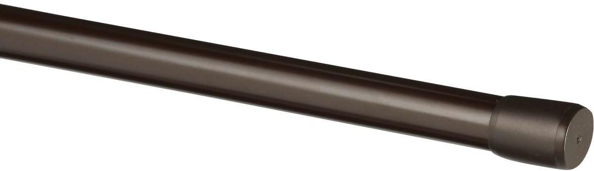 Carlisle Adjustable Brown Metal Tension Rod 48-75 inches