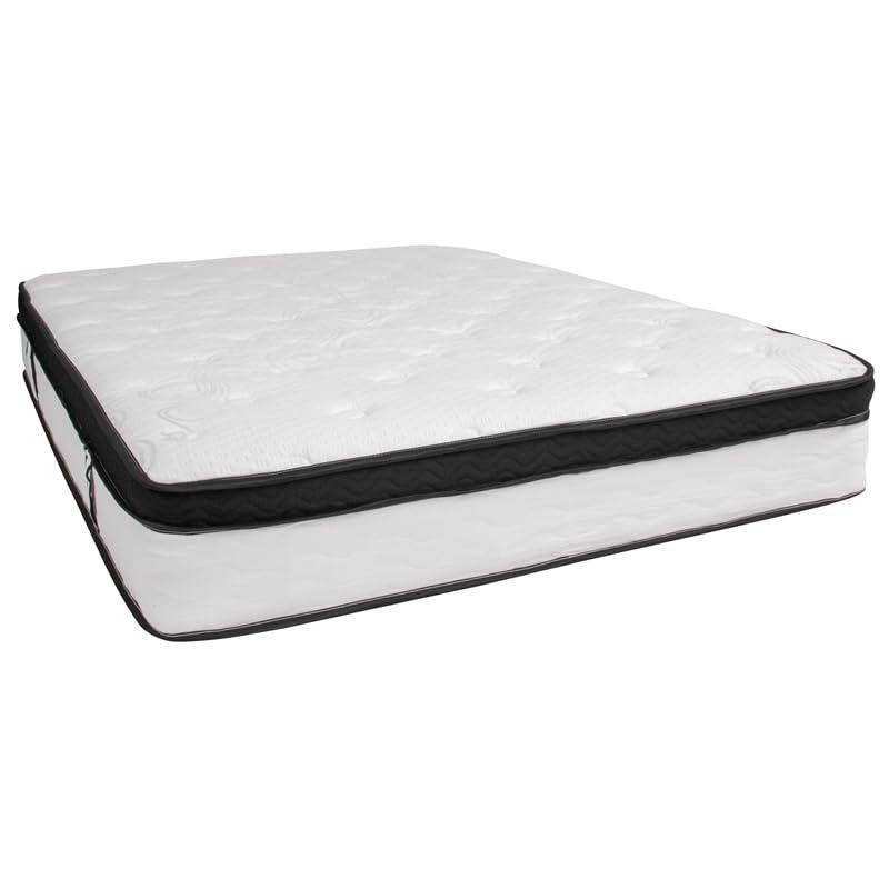 Capri Queen 12" White Memory Foam & Pocket Spring Adjustable Mattress