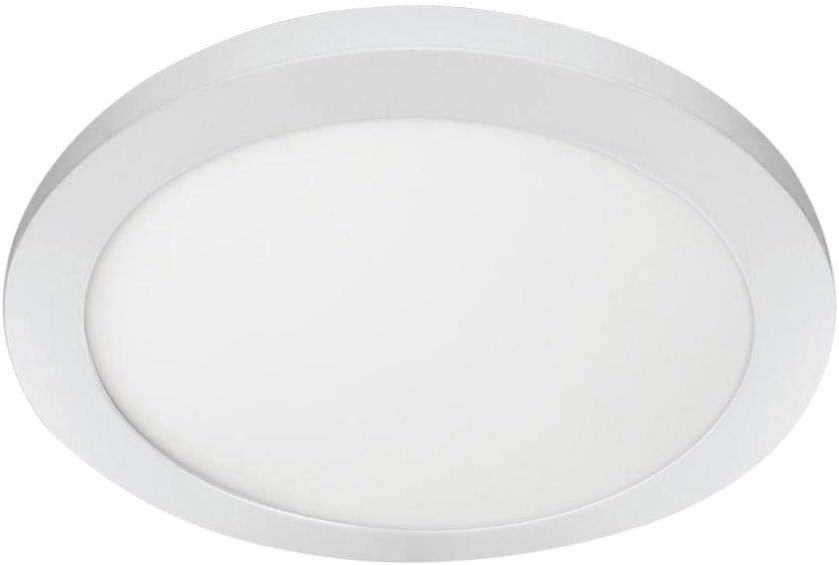 White Round LED Dimmable Flat Panel Ceiling Light