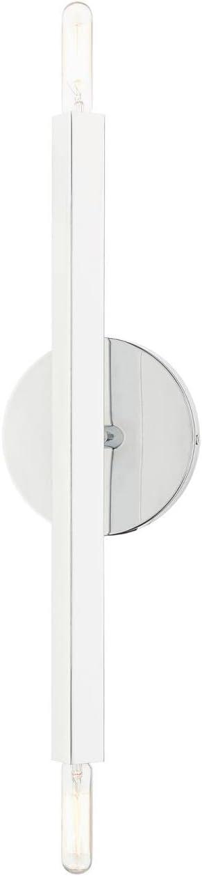 Livex Lighting Moco 2 - Light Wall Light in  Polished Chrome