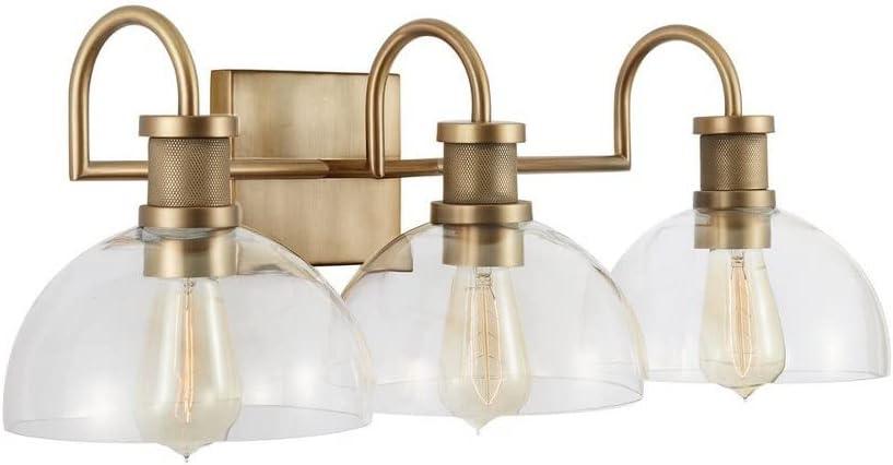 Capital Lighting Cassidy 3 - Light Vanity in  Aged Brass