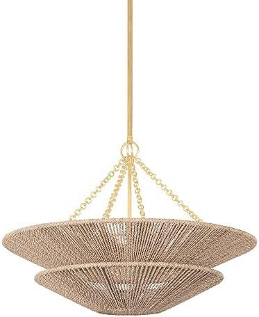 Anaya Chandelier - Natural / 30" Dia