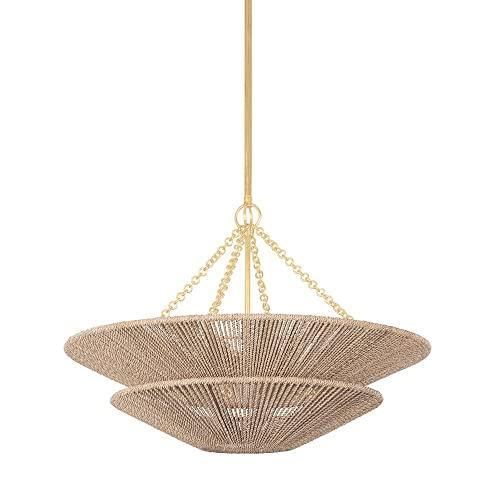 Anaya Chandelier - Natural / 30" Dia