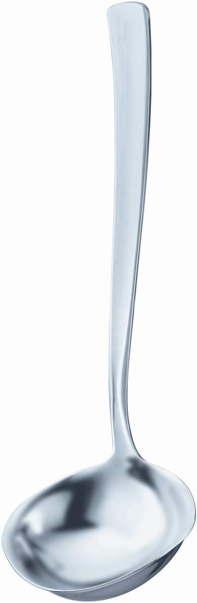 Rosle Stainless Steel Soup Ladle with Flat Handle, 1.7-ounce