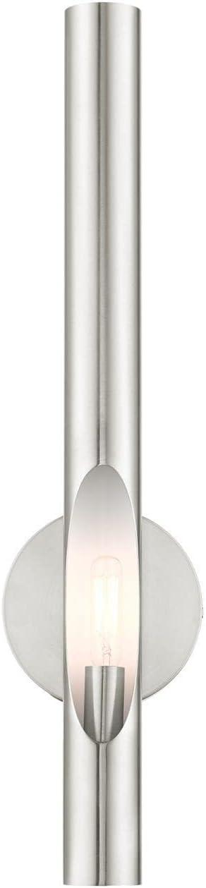 Livex Lighting Acra 1 - Light Wall Light in  Brushed Nickel