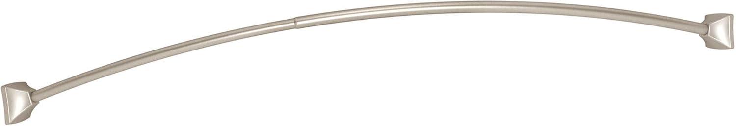 Moen 60-Inch to 72-Inch Permanent Mount Adjustable Curved Shower Rod