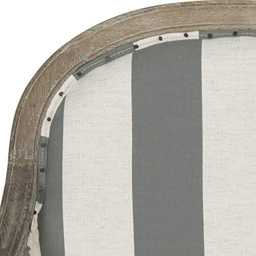 Esther Arm Chair - MCR4575B - Grey/White - Safavieh