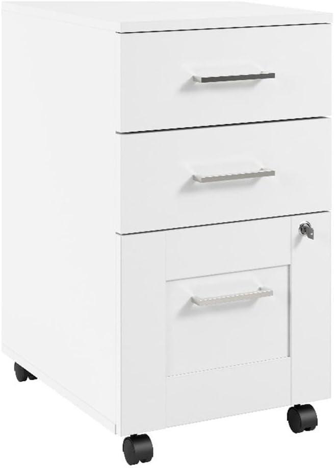 Office 500 Collection 16W 3 Drawer Mobile File Cabinet