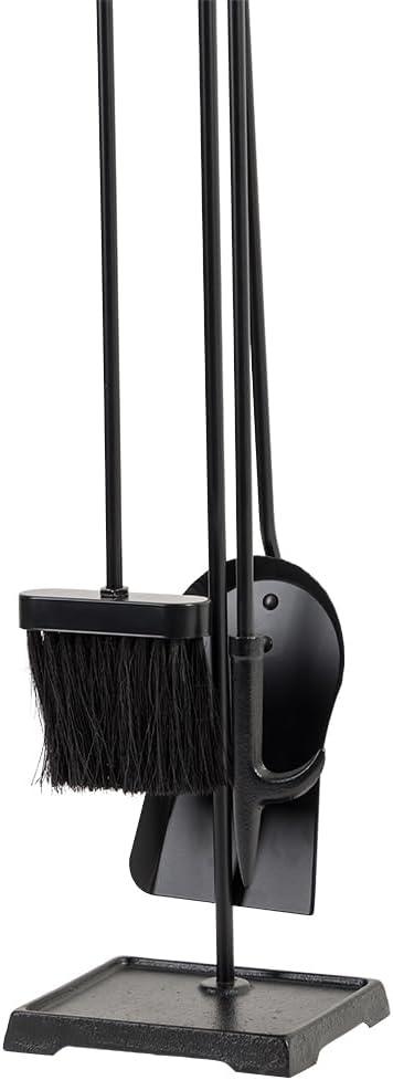 Modern Ember Modern Ember Harper Fireplace Tool Set - Includes Brush, Shovel, Fire Poker and Stand - Steel