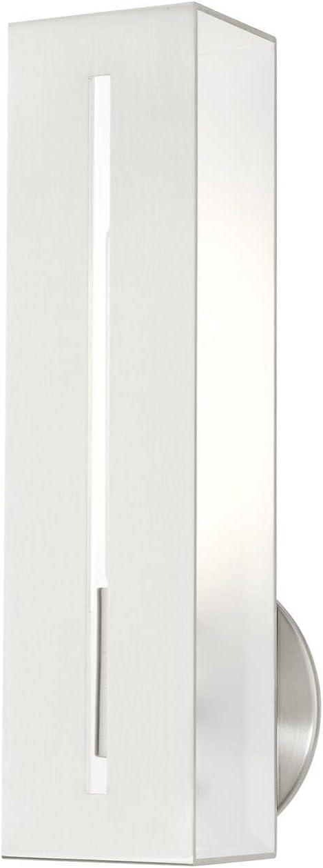 Livex Lighting Soma 1 - Light Wall Light in  Brushed Nickel