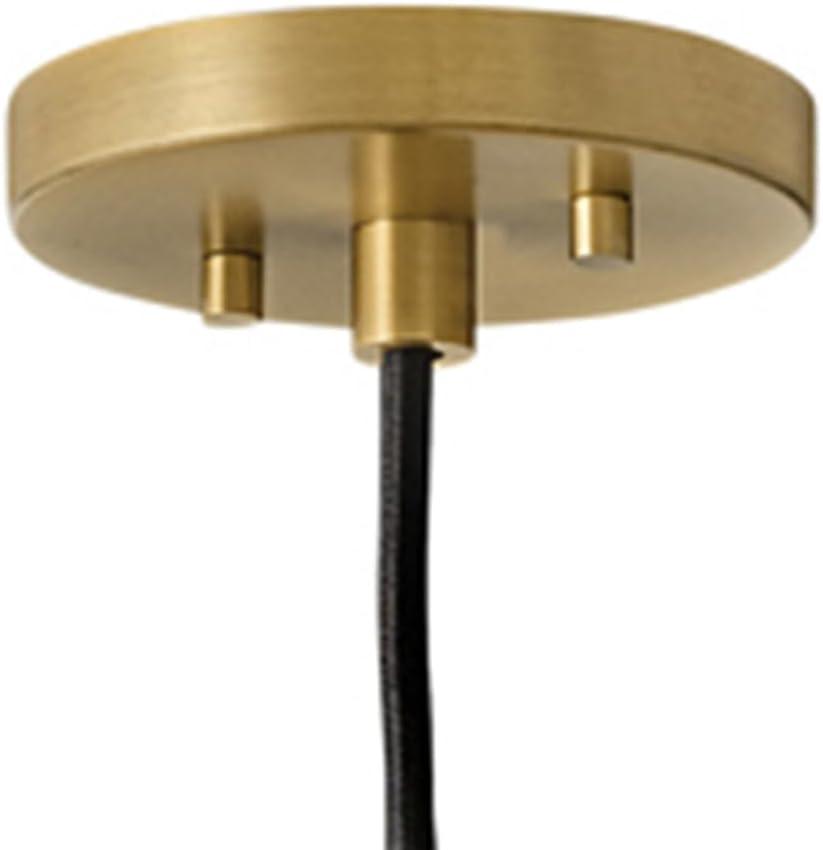 Lark Simon 1 - Light Pendant in  Black/Heritage Brass