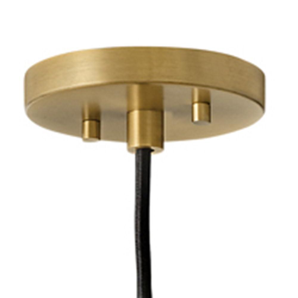 Lark Simon 1 - Light Pendant in  Black/Heritage Brass