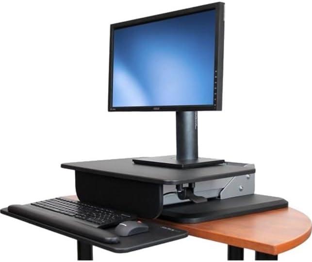 StarTech Sit-to-Stand Workstation w/Pneumatic Spring for One-Touch Adjustment