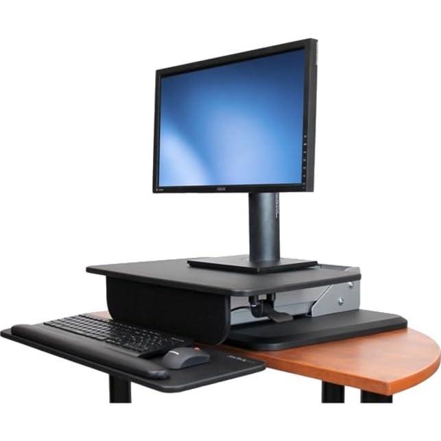 StarTech Sit-to-Stand Workstation w/Pneumatic Spring for One-Touch Adjustment