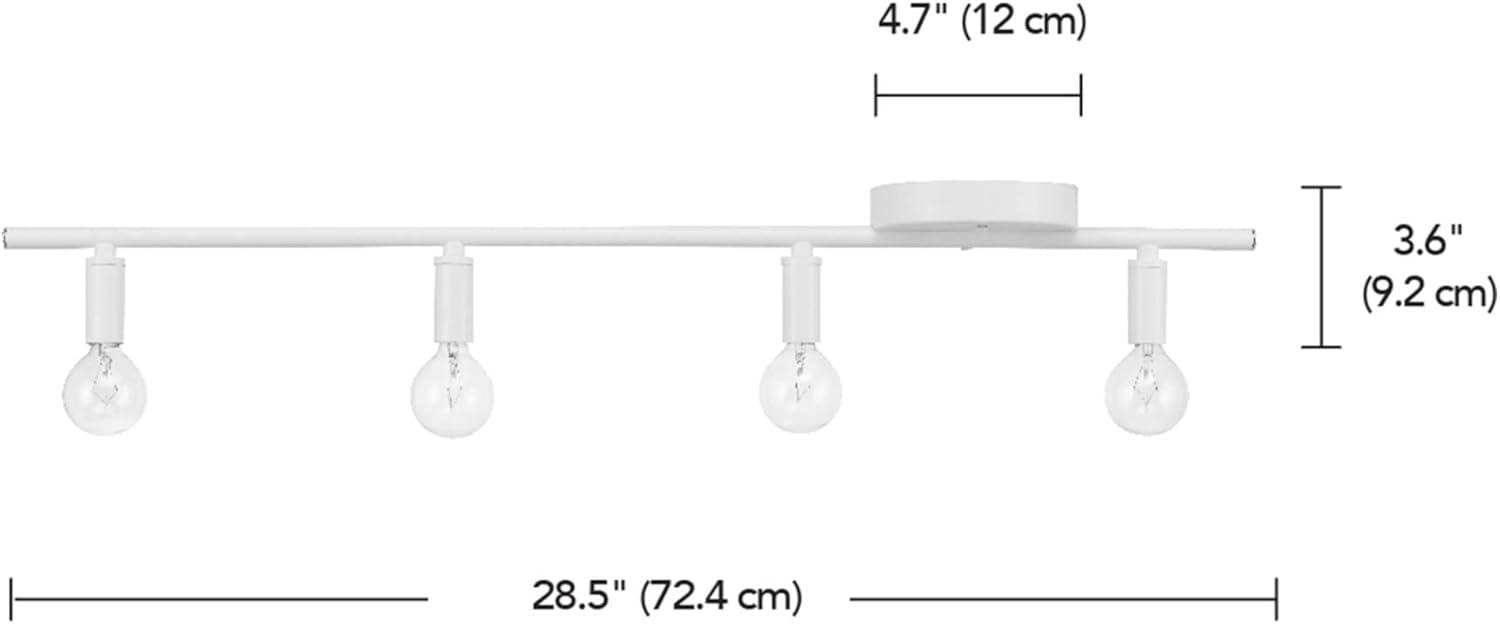Globe Electric Company Monroe 28.3'' 4 -Light Track Track Kit with Dimmable