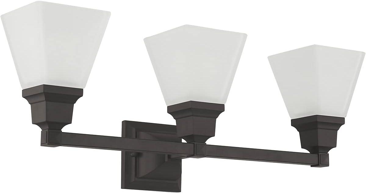 Livex Lighting Mission 3 - Light Vanity in  Bronze