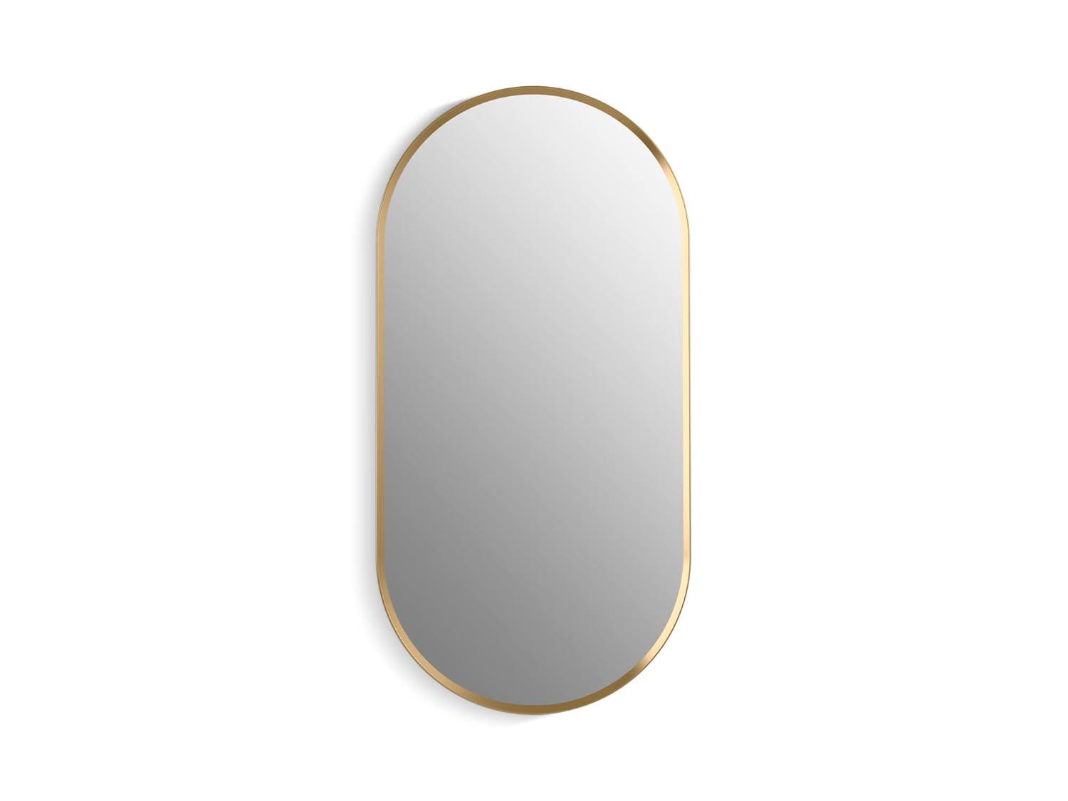 Essential Capsule Wall Mirror, Bathroom/Vanity Mirror with Frame