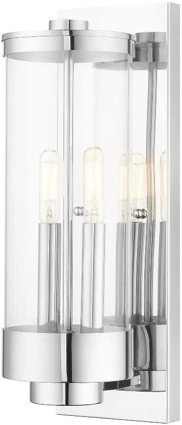 Livex Lighting Hillcrest 2 - Light Wall Light in  Polished Chrome