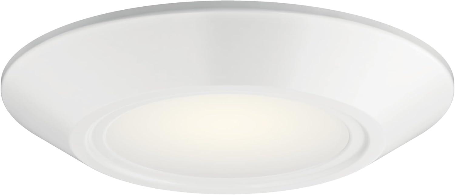 Horizon III White Aluminum LED Flush Mount Downlight